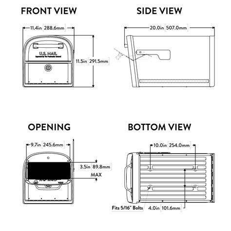 oasis 360 mailbox mounting bracket|post mounted mailbox dimensions.